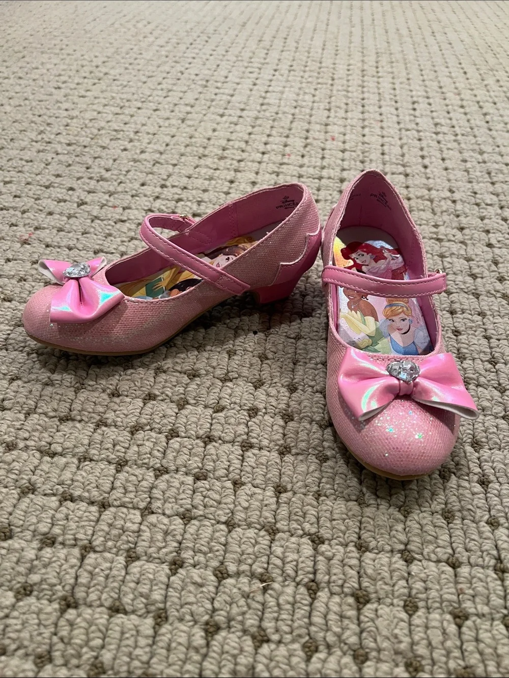 Disney Glitter Pink Dress up Shoes
